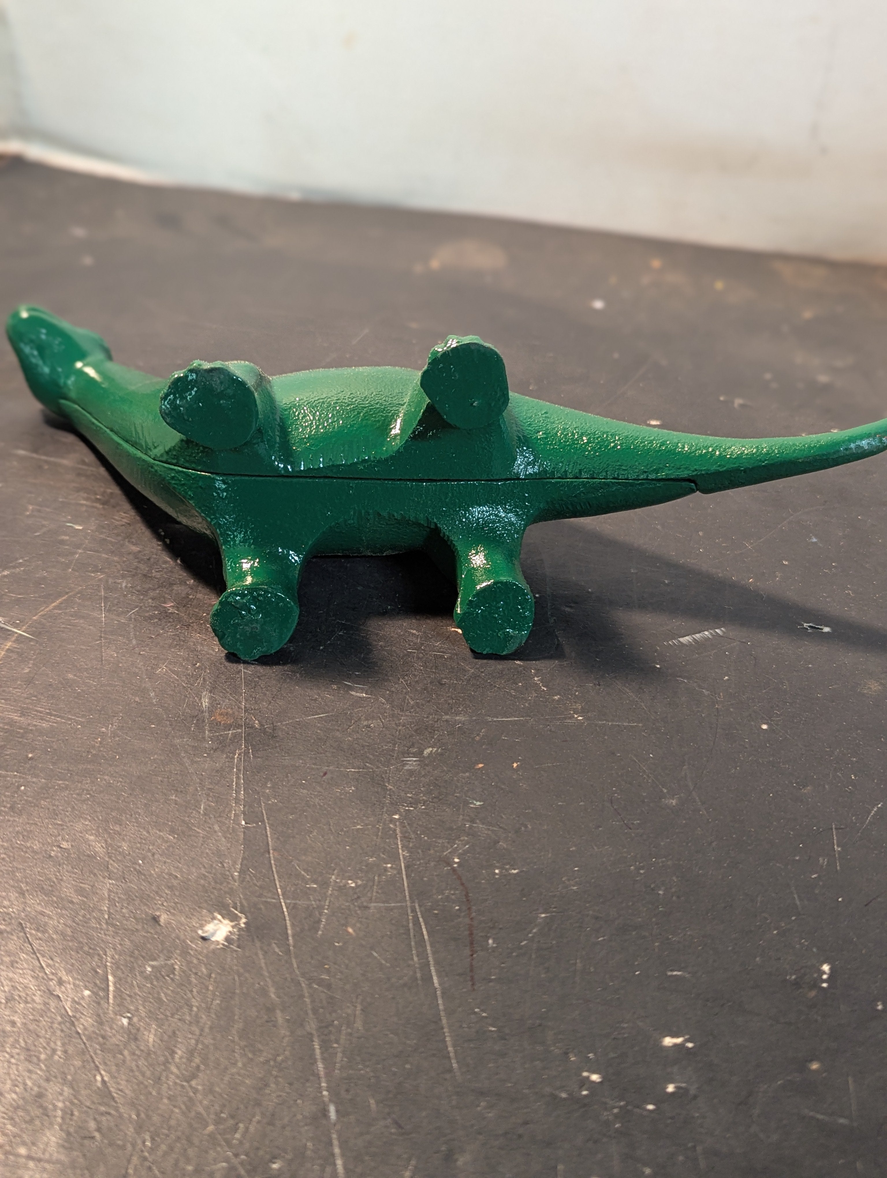 Have a cast iron Dino the dinosaur Bank