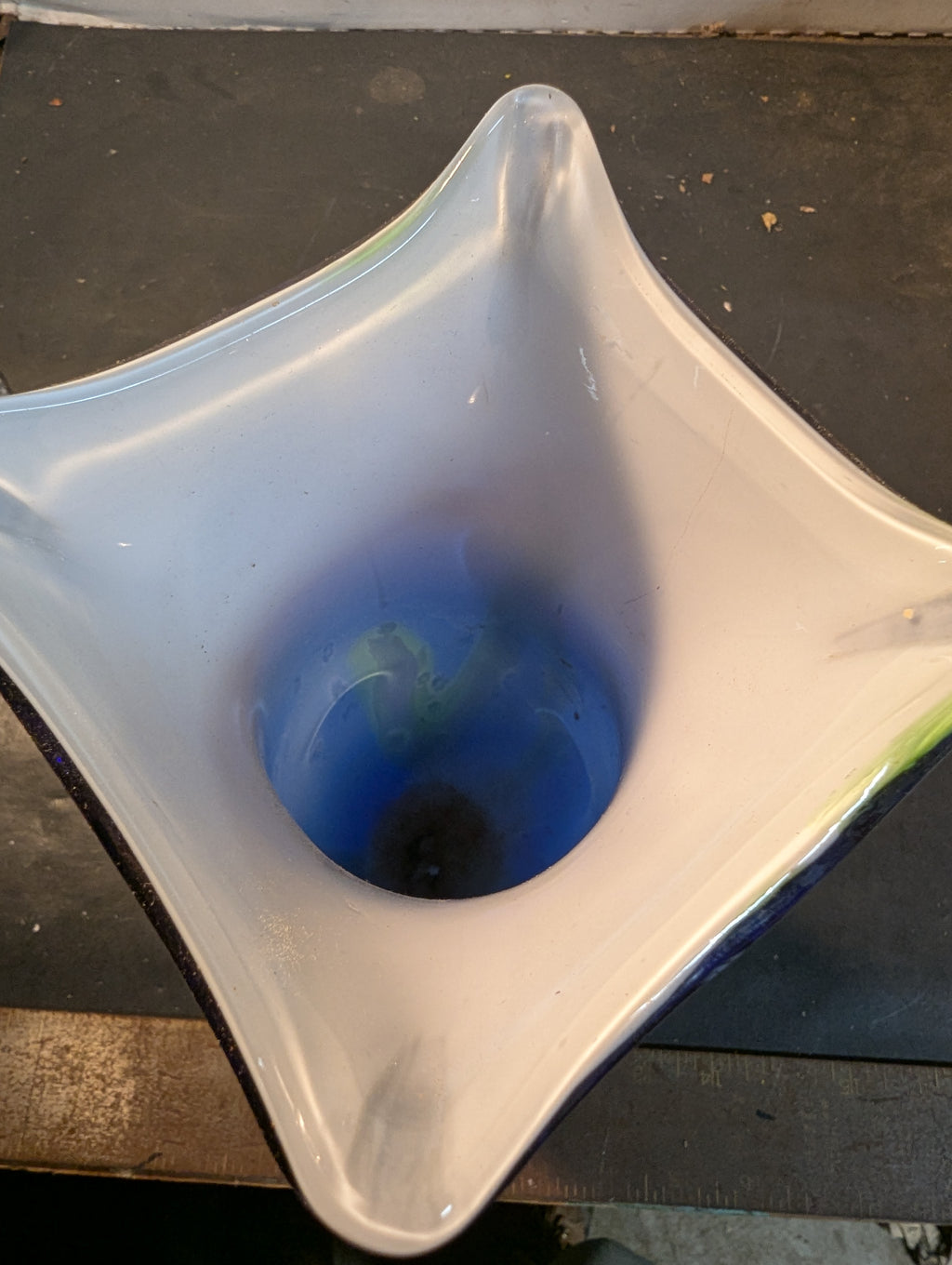 Majestic Cobalt Blue Glass Vase