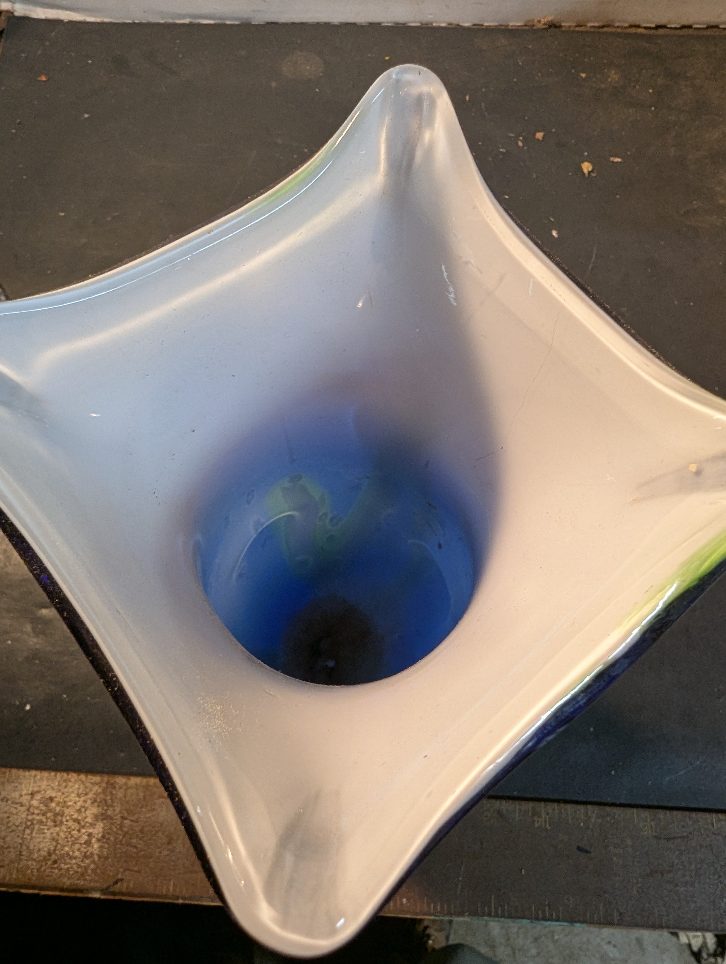 Majestic Cobalt Blue Glass Vase