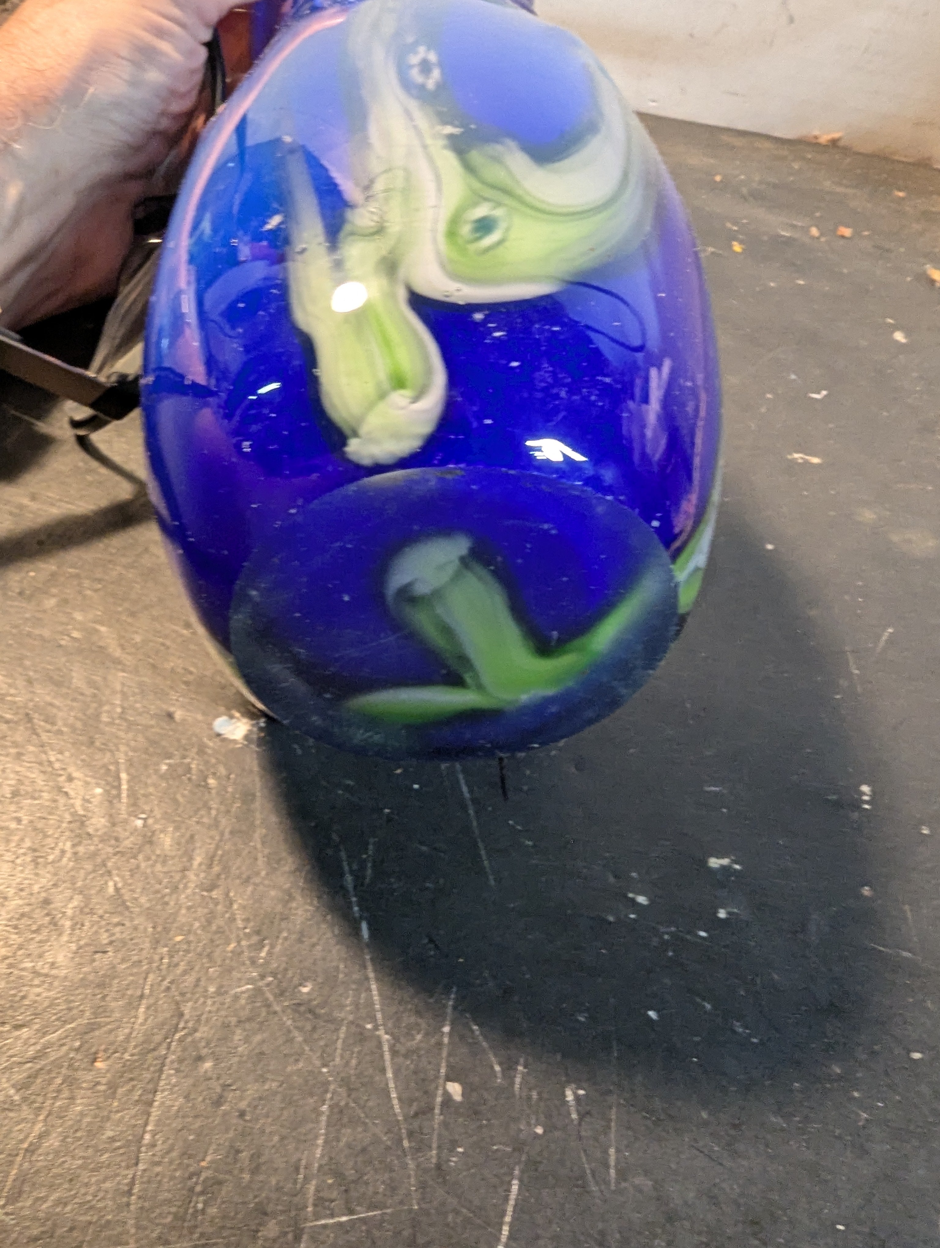 Majestic Cobalt Blue Glass Vase