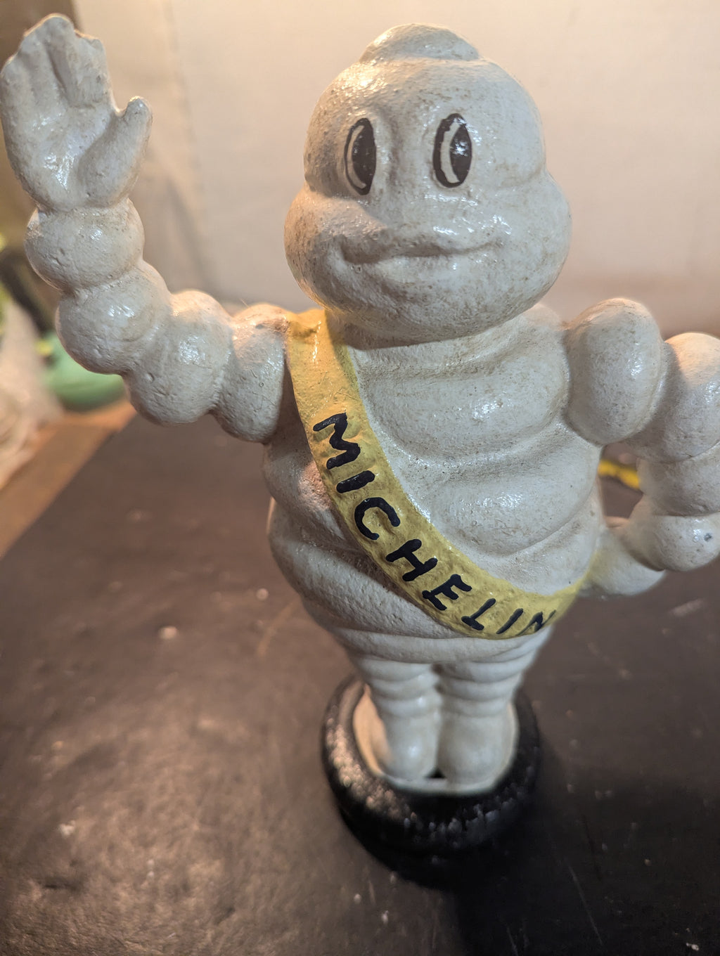 Michelin Man Cast Iron Bank – A Heavyweight Classic!
