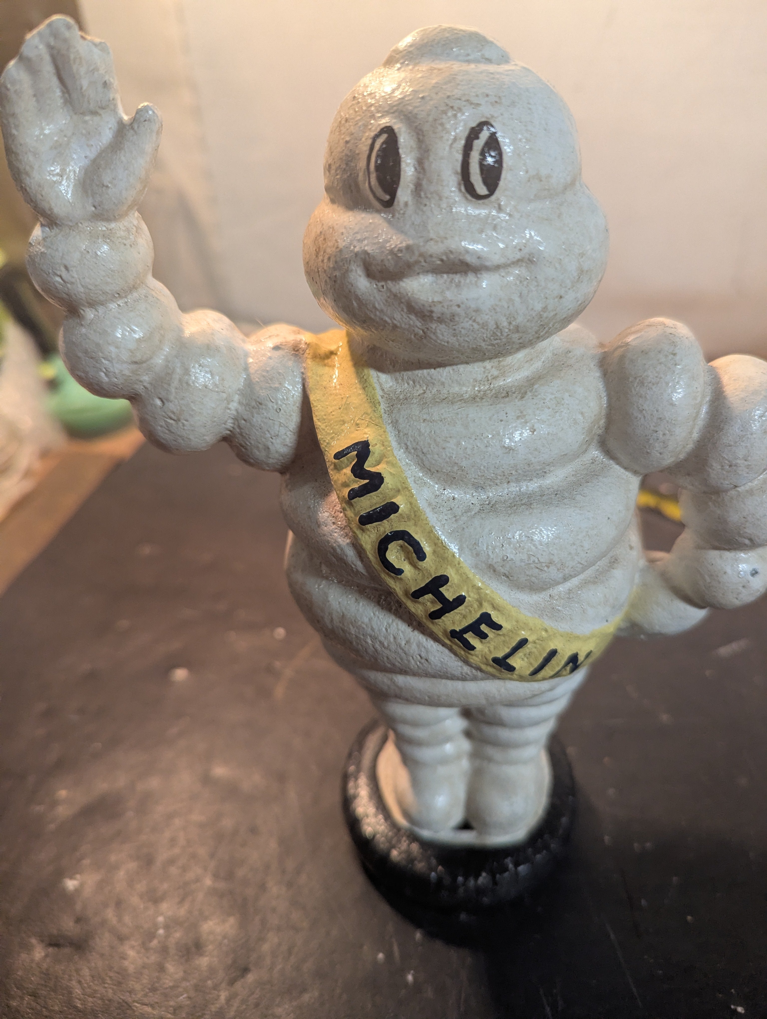 Michelin Man Cast Iron Bank – A Heavyweight Classic!