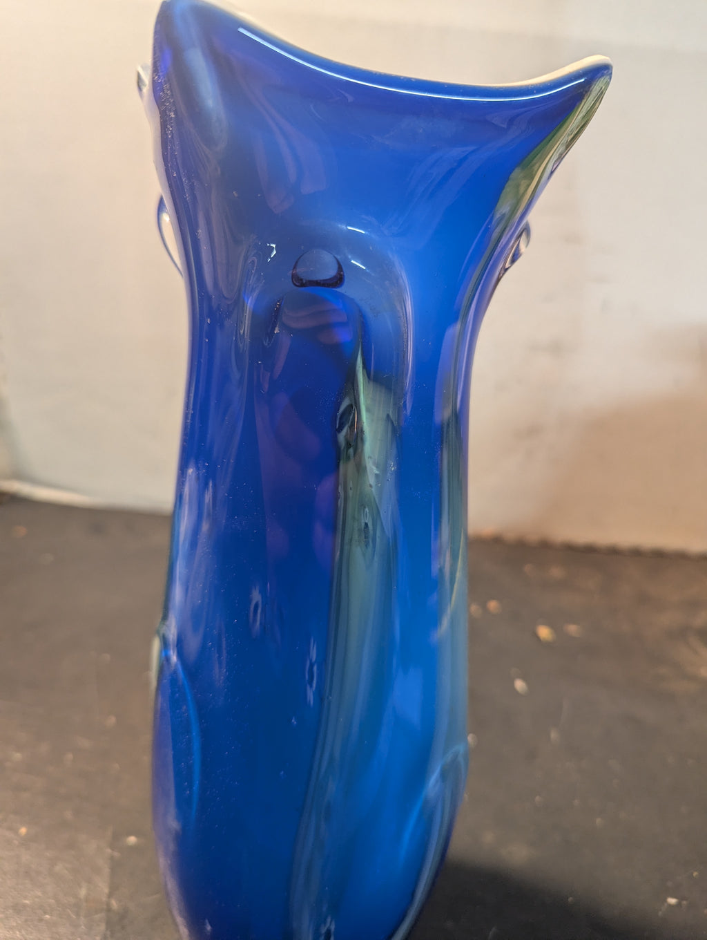 Majestic Cobalt Blue Glass Vase