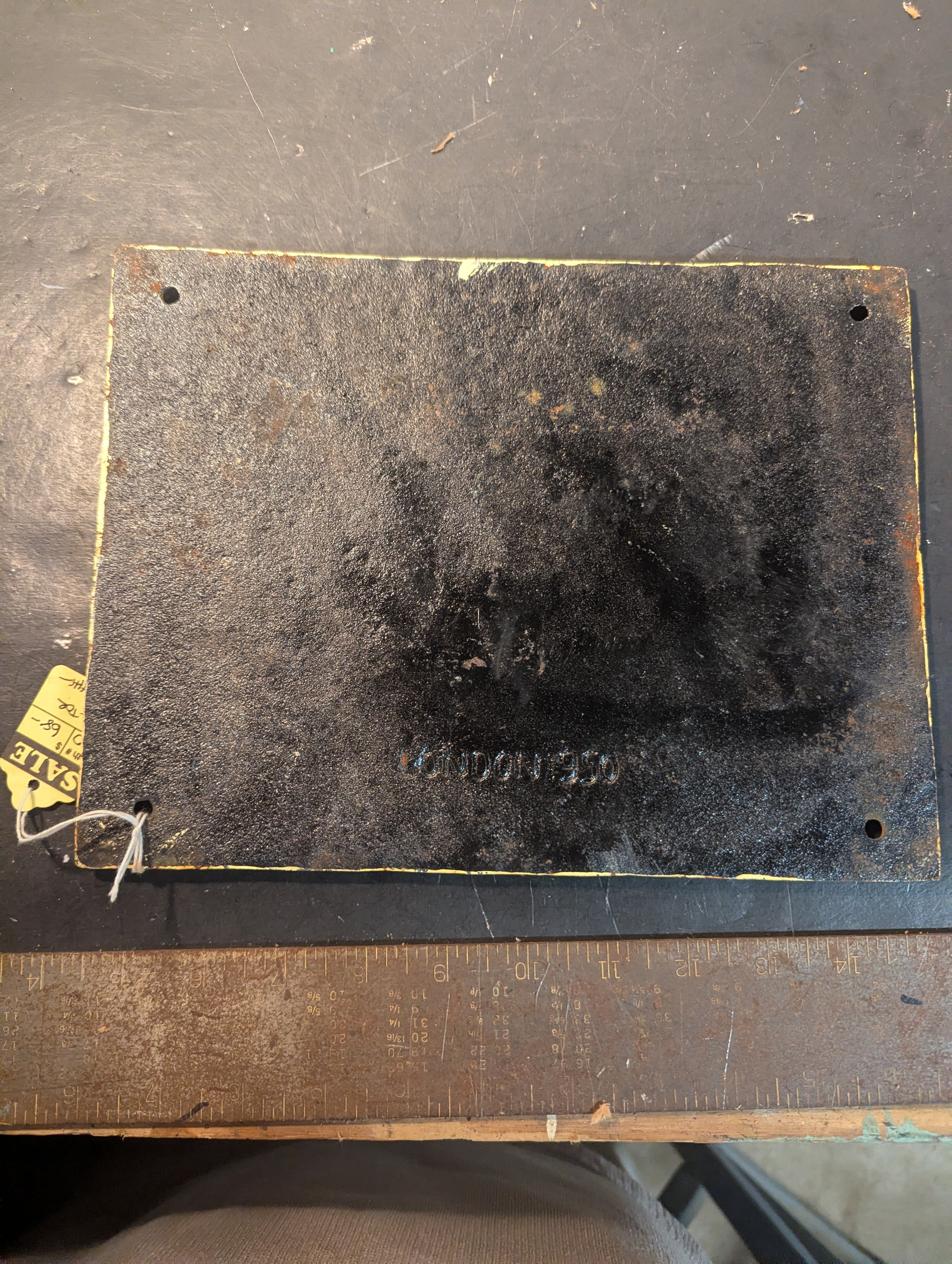 “His Master’s Voice” High-Quality Cast Iron Sign 🎶