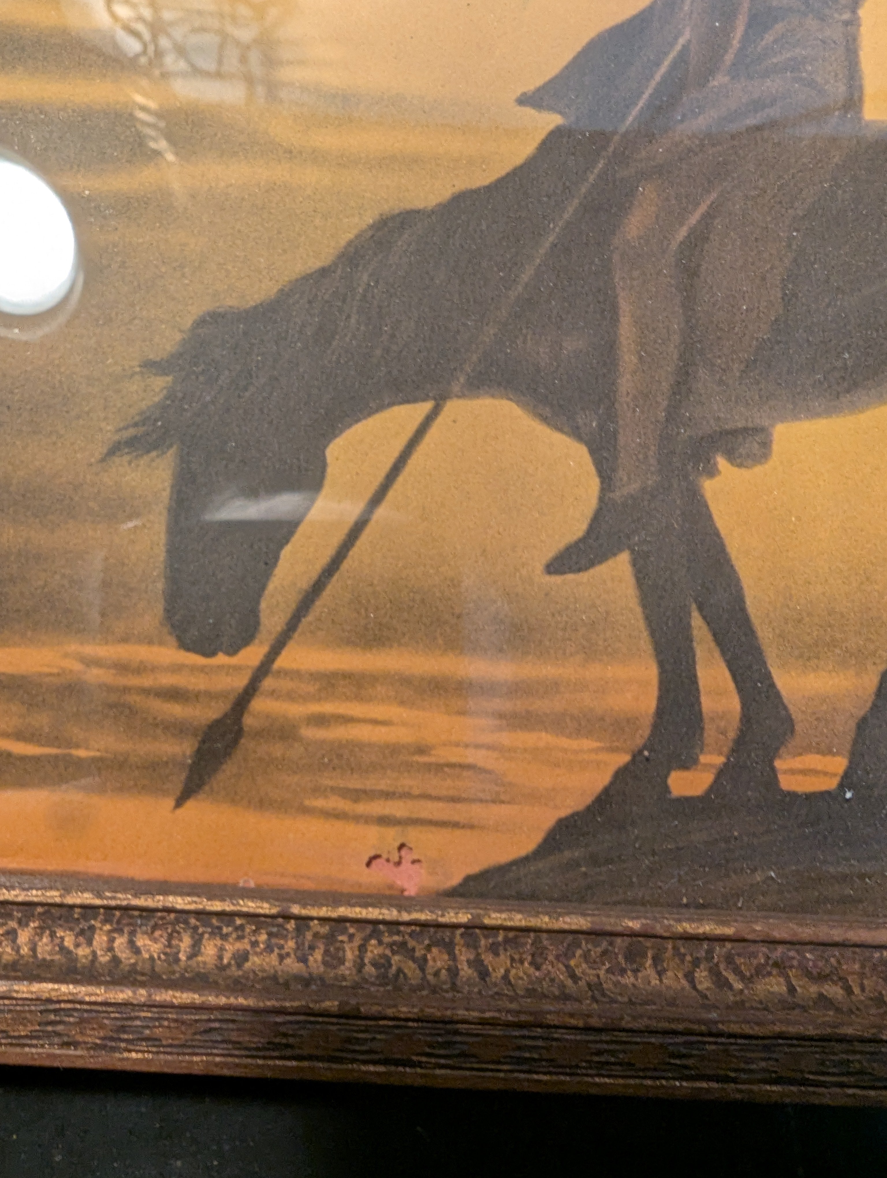 End of the Trail" Vintage Framed Print – Western Classic!